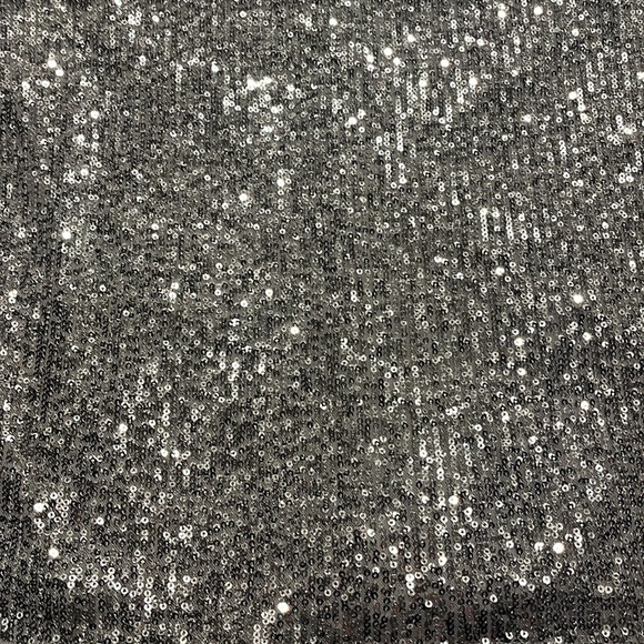 Abercrombie & Fitch Silver Sequin Mini Skort - Picture 2 of 5